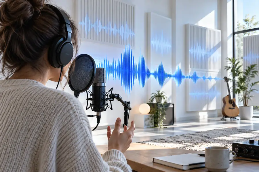 Original spoken performance prepared for voice transformation