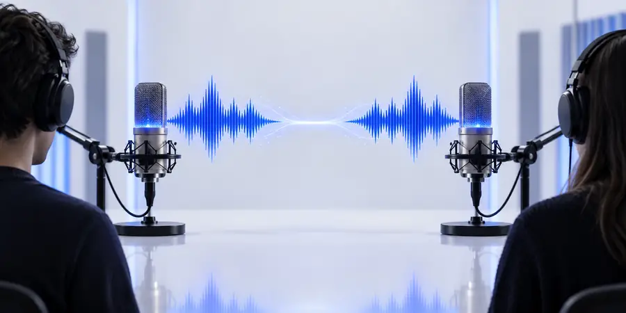 Generated voice result shown after a cloning workflow